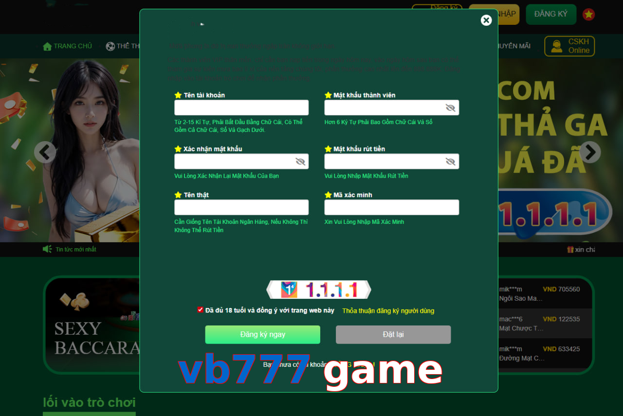 vb777 game